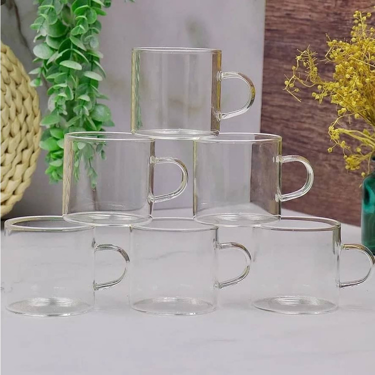 شات قهوه و قهوه خوری پیرکس 6 عددی