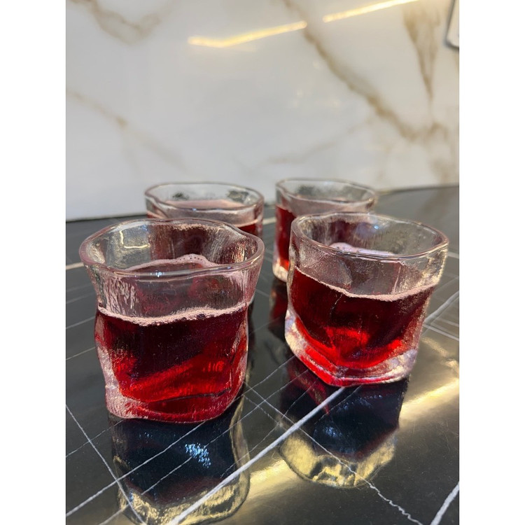 لیوان دفرمه یخی نیم لیوان دفرمه