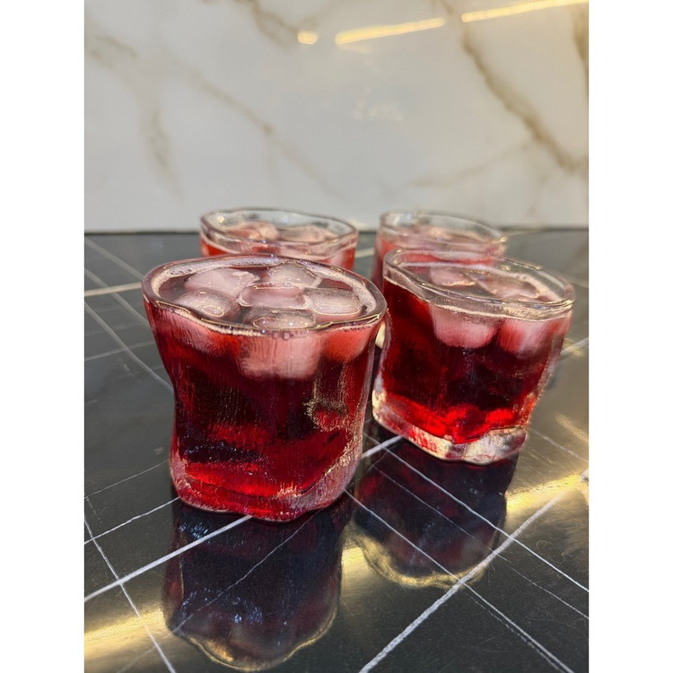 لیوان دفرمه یخی نیم لیوان دفرمه