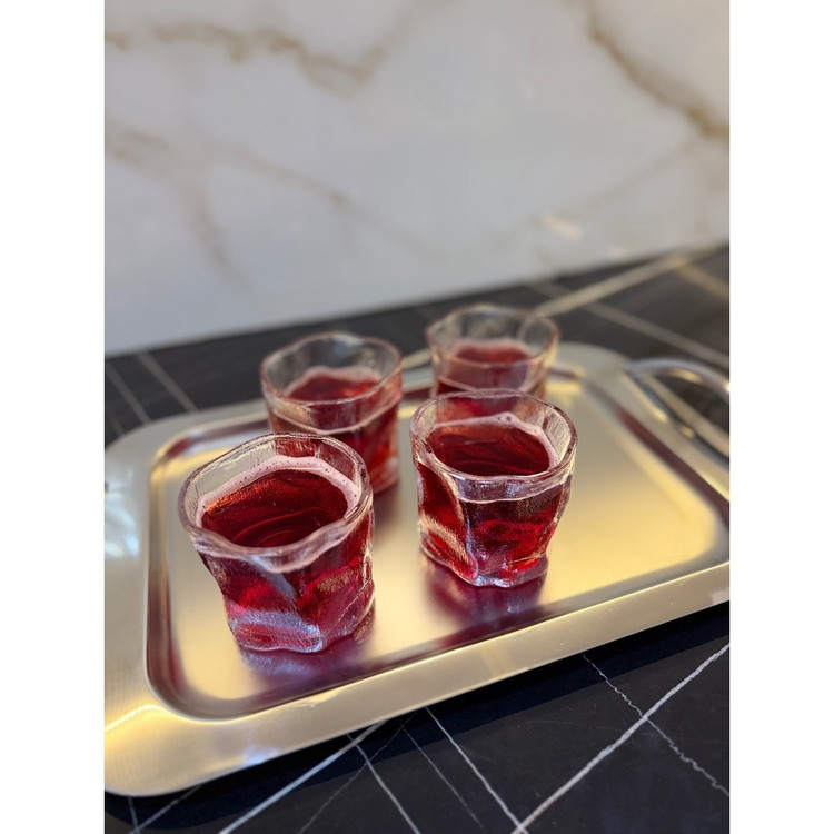 لیوان دفرمه یخی نیم لیوان دفرمه