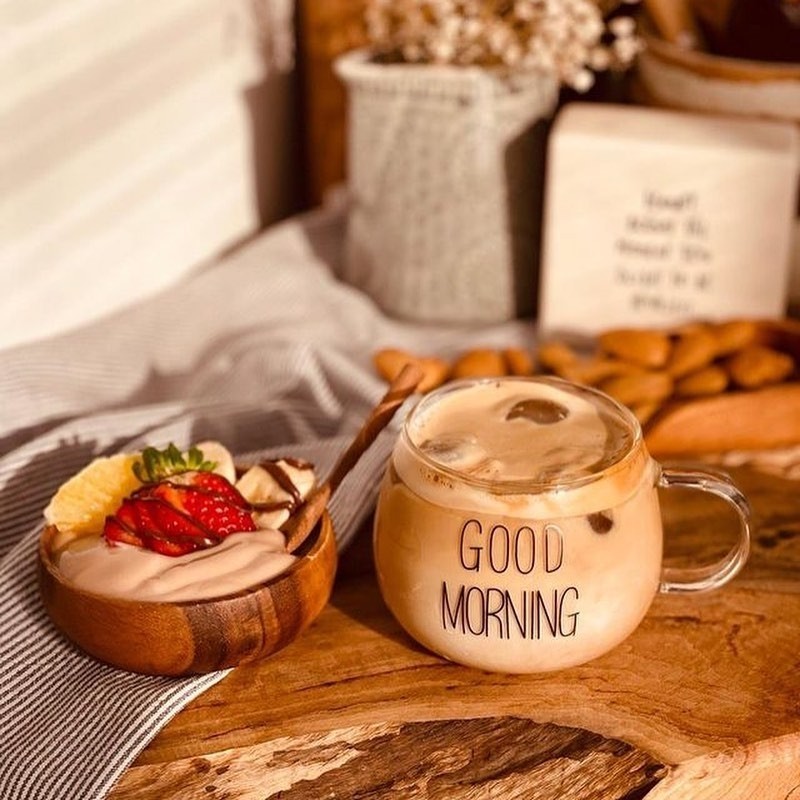 ماگ پیرکس گود مورنینگ godmorning