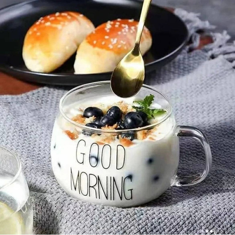 ماگ پیرکس گود مورنینگ godmorning