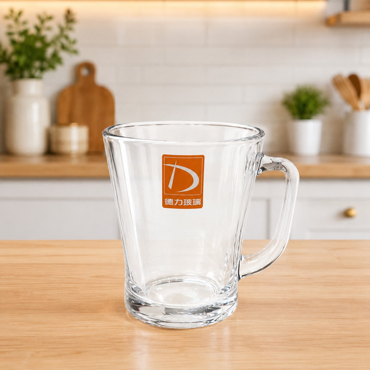 فنجان دسته دار دلی گلس مدل Tz5007 لیوان deli glass